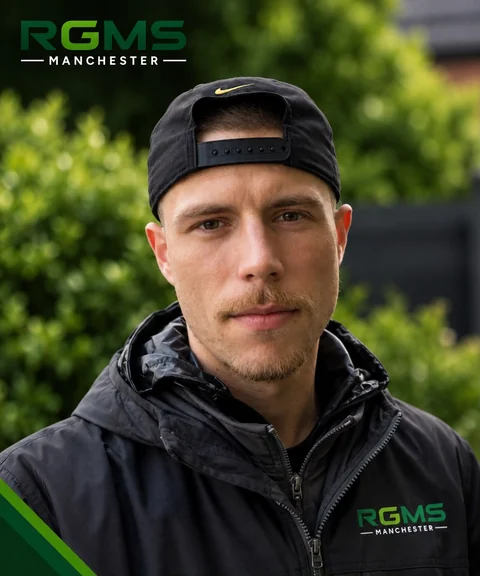 Jordy Parsons, gardener with RGMS Manchester
